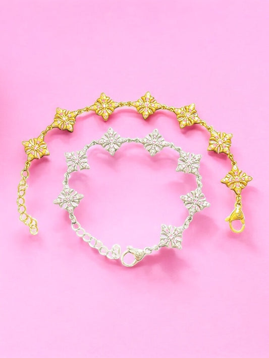 Pink Carnation Aura Bracelet
