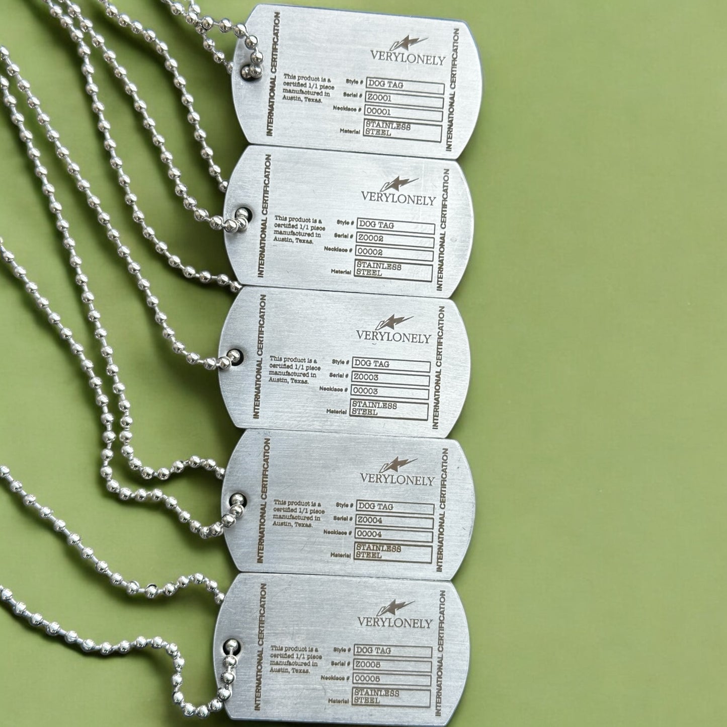 Very Lonely Dog Tags: Series 1