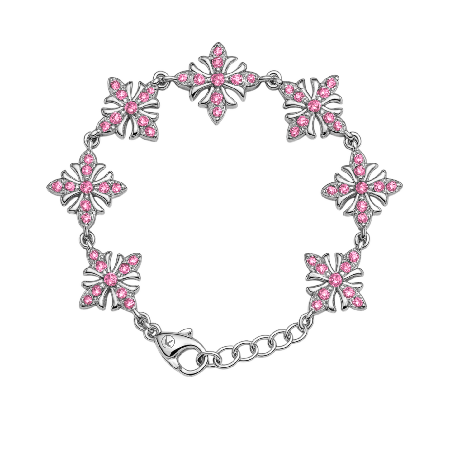 Pink Carnation Aura Bracelet