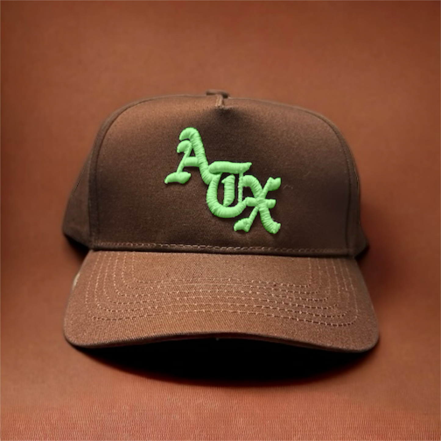 ATX SnapBack Hat Brown (Glow in the Dark)