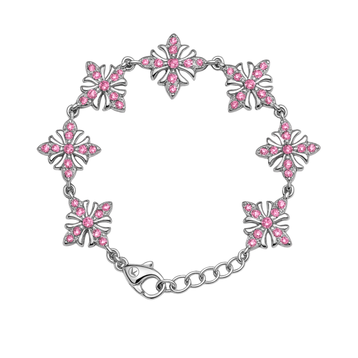 Pink Carnation Aura Bracelet