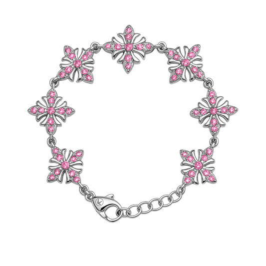 Pink Carnation Aura Bracelet