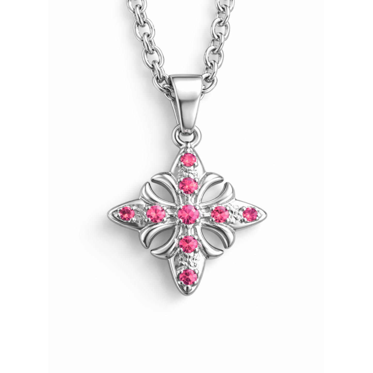 Aura Pendant (Pink Carnation)