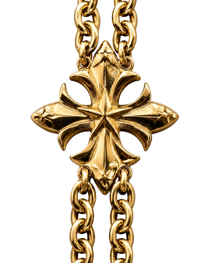 Gatsby Cross Bracelet